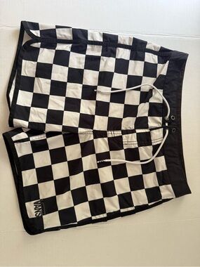 Vans Black & White Checkerboard Board Shorts